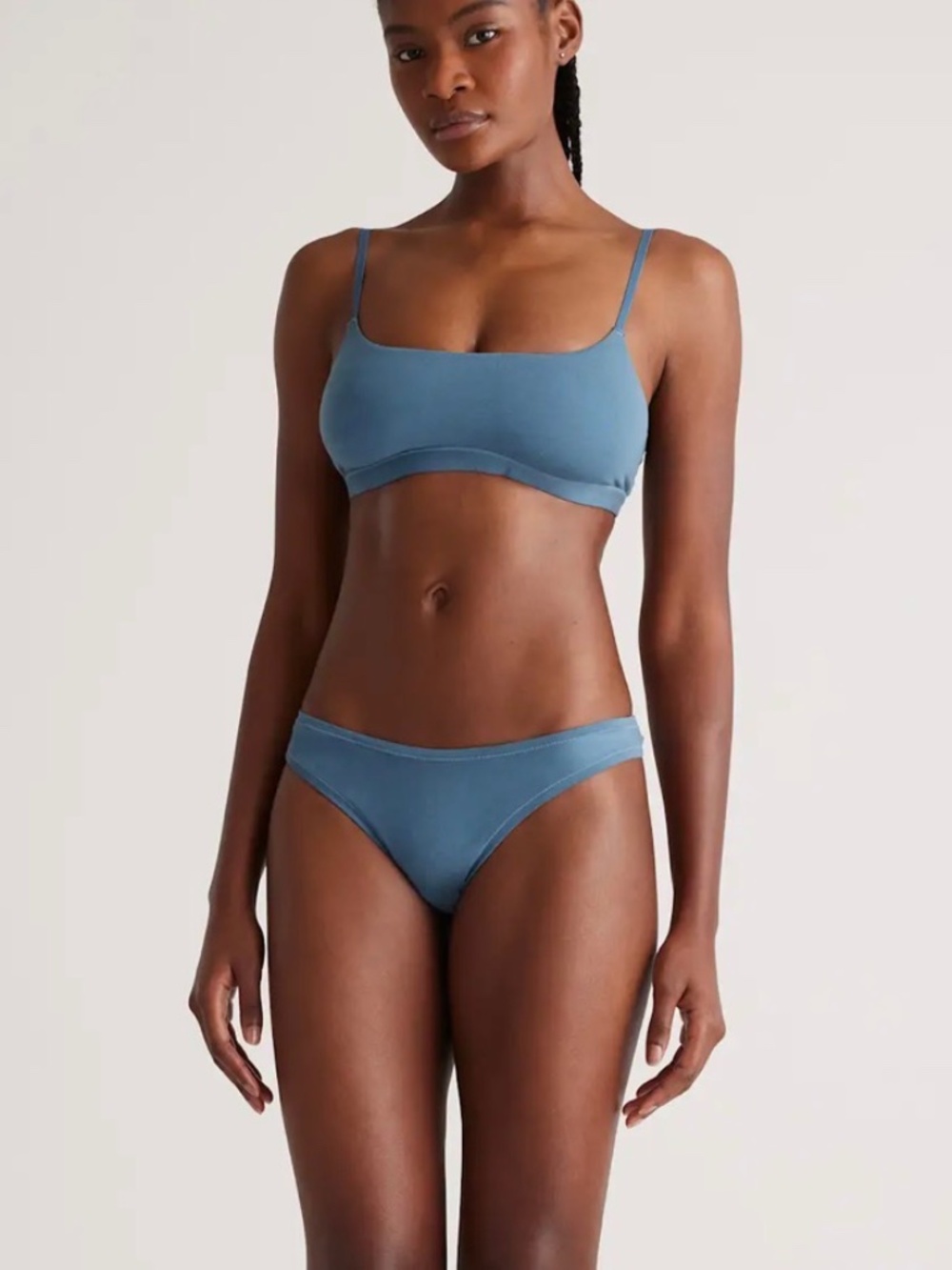 Organic Cotton Scoop Bralette 2- pack